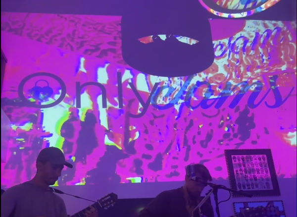 Live Music + Generative Projection Art (OnlyJams)